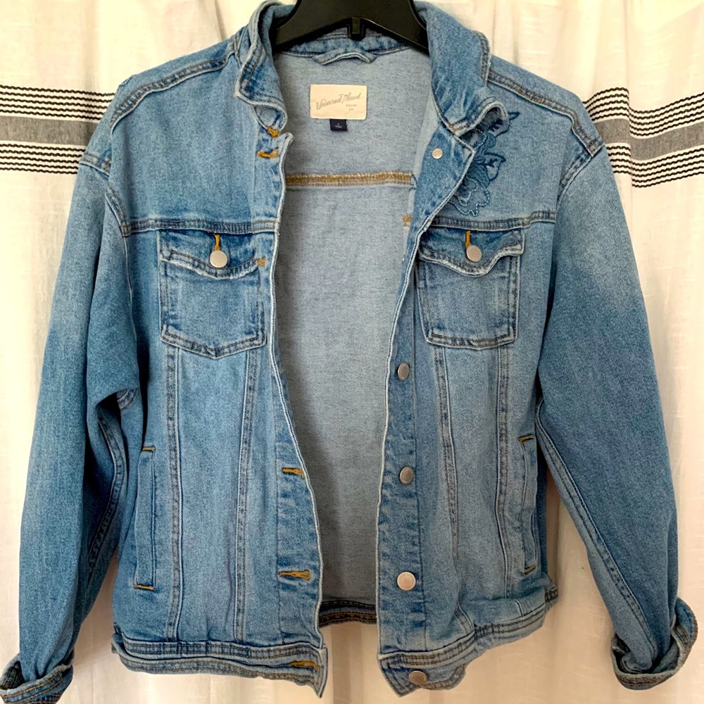 light wash jean jacket